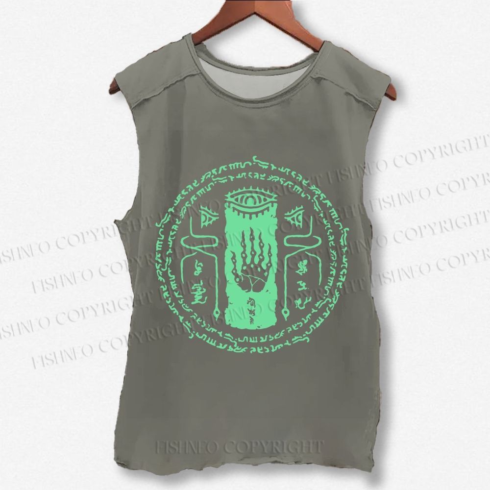 Unisex The Legend of Zelda Printed Washed Tank Top