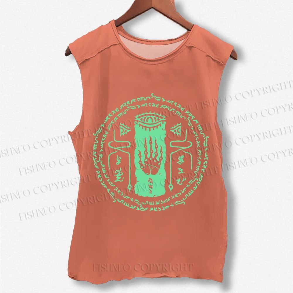 Unisex The Legend of Zelda Printed Washed Tank Top