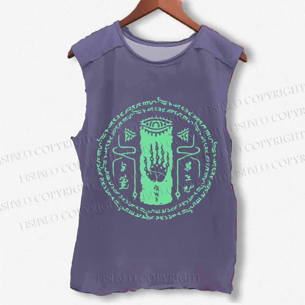 Unisex The Legend of Zelda Printed Washed Tank Top