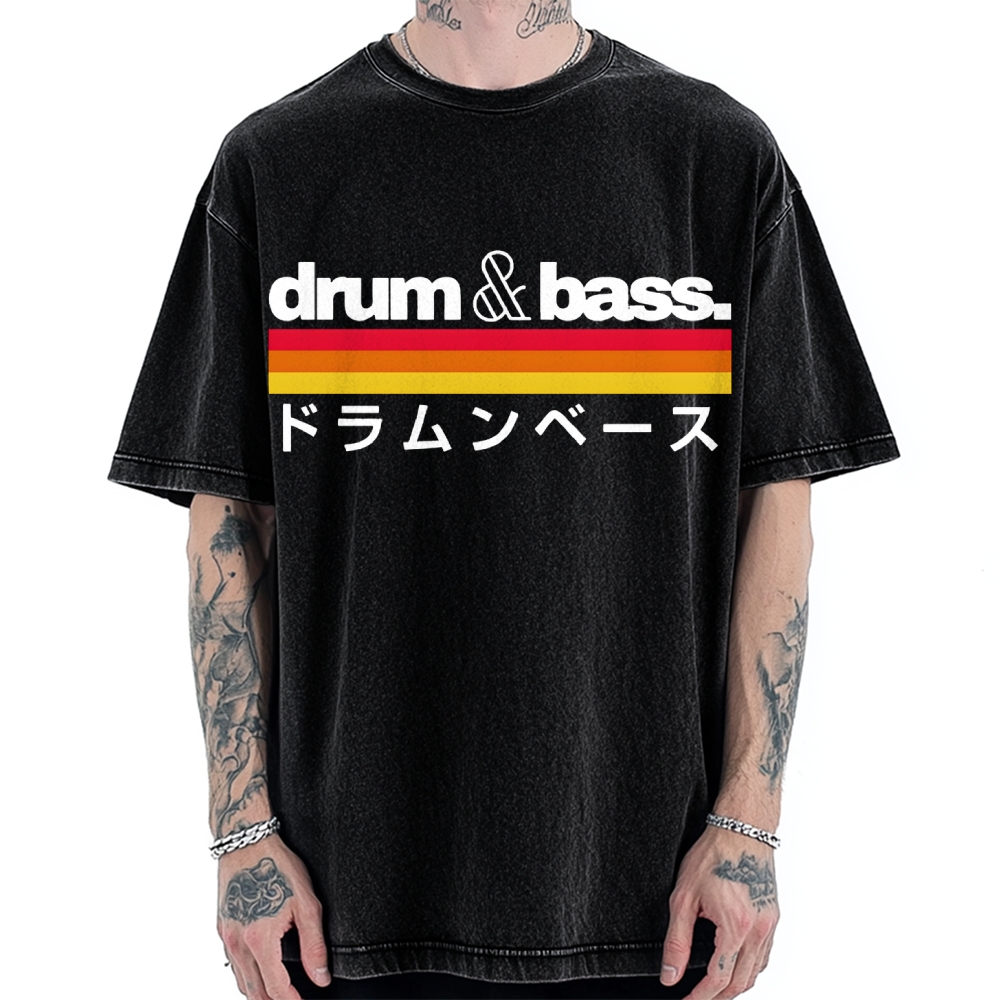 Japan Drum And Bass Vintage Washed T-shirt
