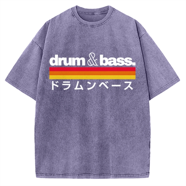 Japan Drum And Bass Vintage Washed T-shirt