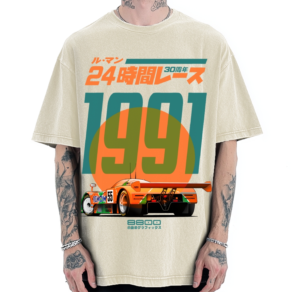 24-hour Racing Japanese Vintage Washed T-shirt