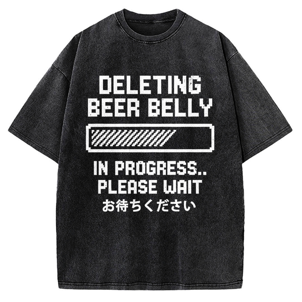 Removing Beer Delly Vintage Washed T-shirt