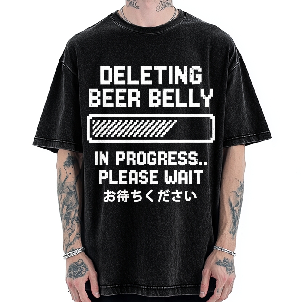 Removing Beer Delly Vintage Washed T-shirt
