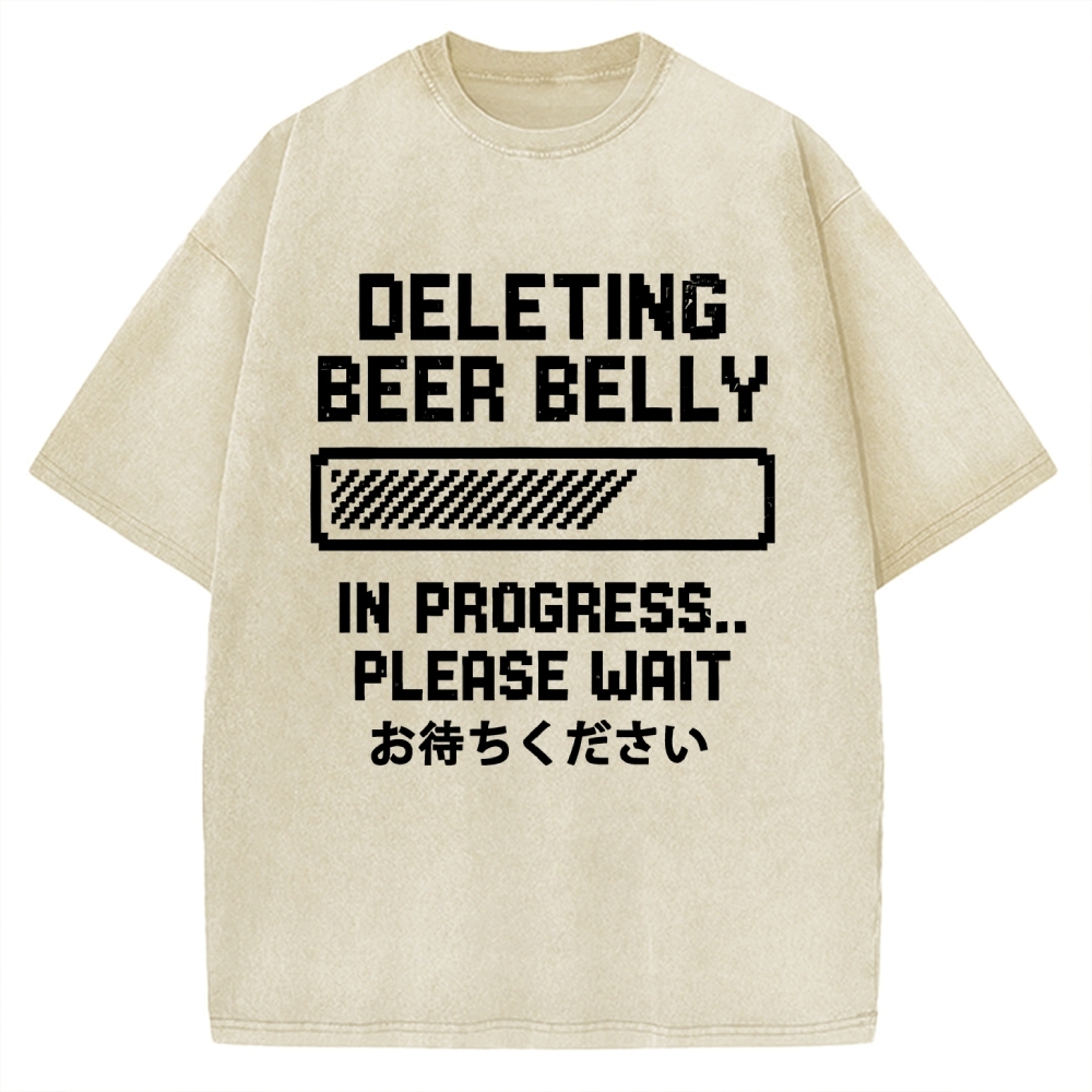 Removing Beer Delly Vintage Washed T-shirt