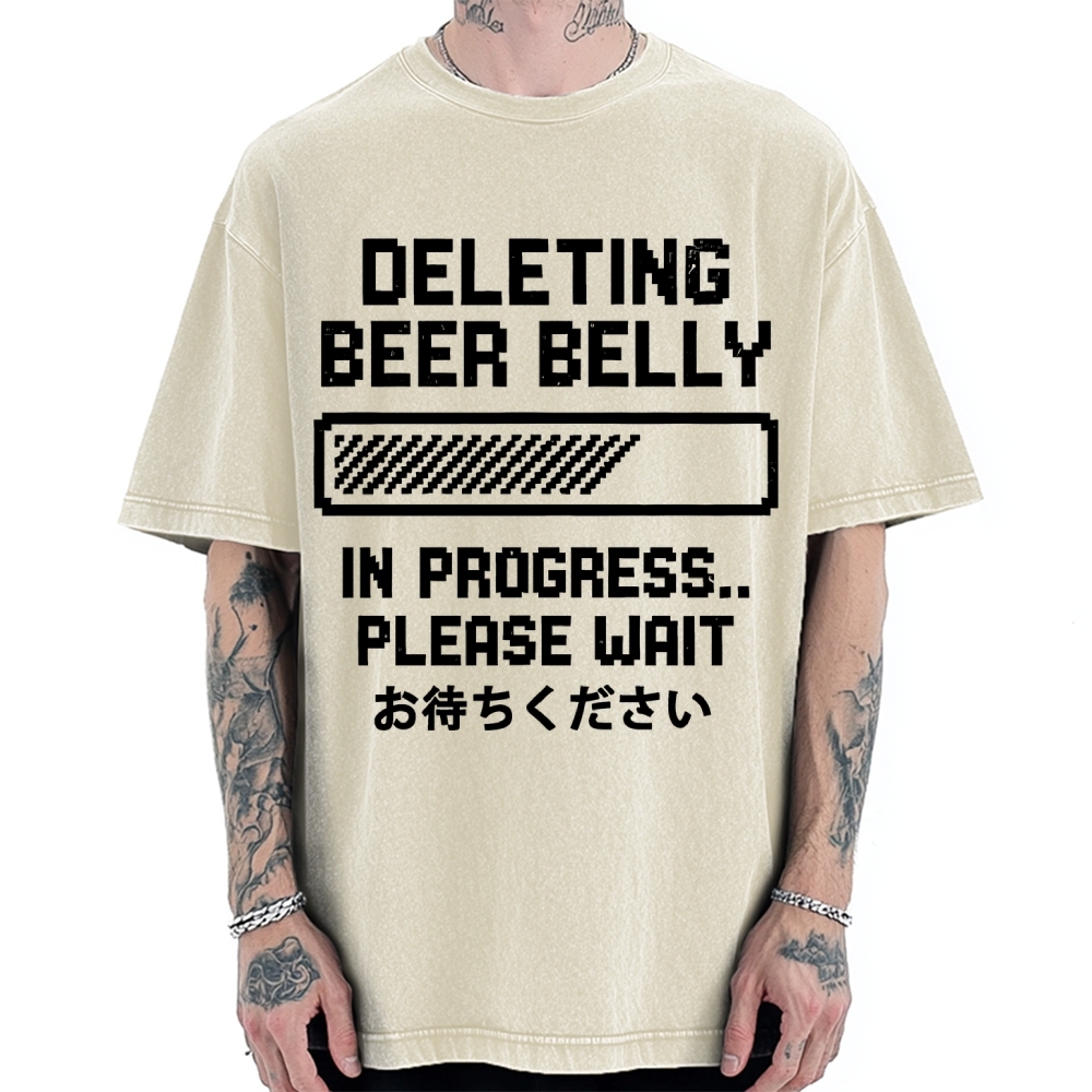 Removing Beer Delly Vintage Washed T-shirt
