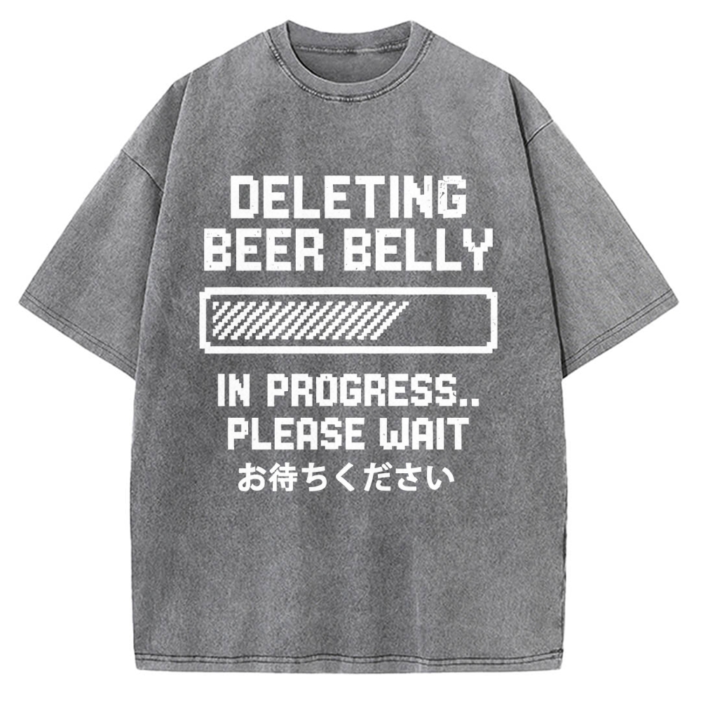 Removing Beer Delly Vintage Washed T-shirt