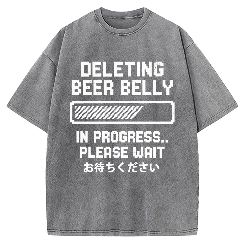 Removing Beer Delly Vintage Washed T-shirt