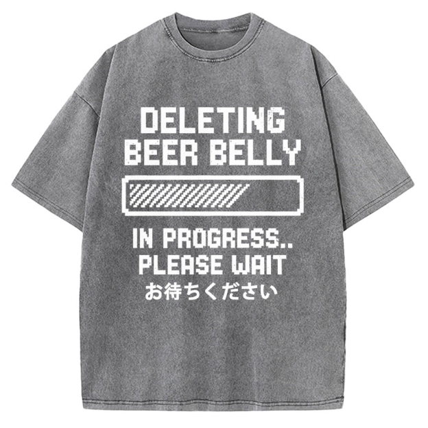 Removing Beer Delly Vintage Washed T-shirt
