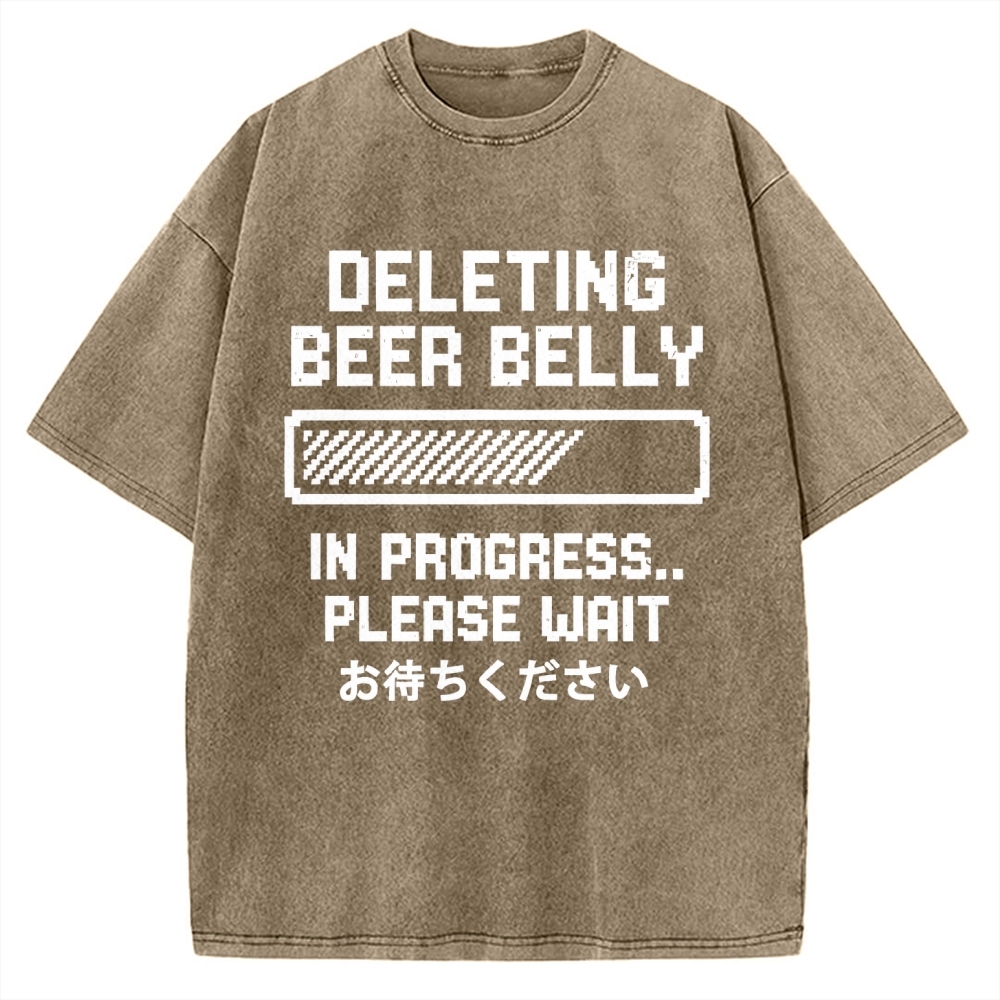 Removing Beer Delly Vintage Washed T-shirt