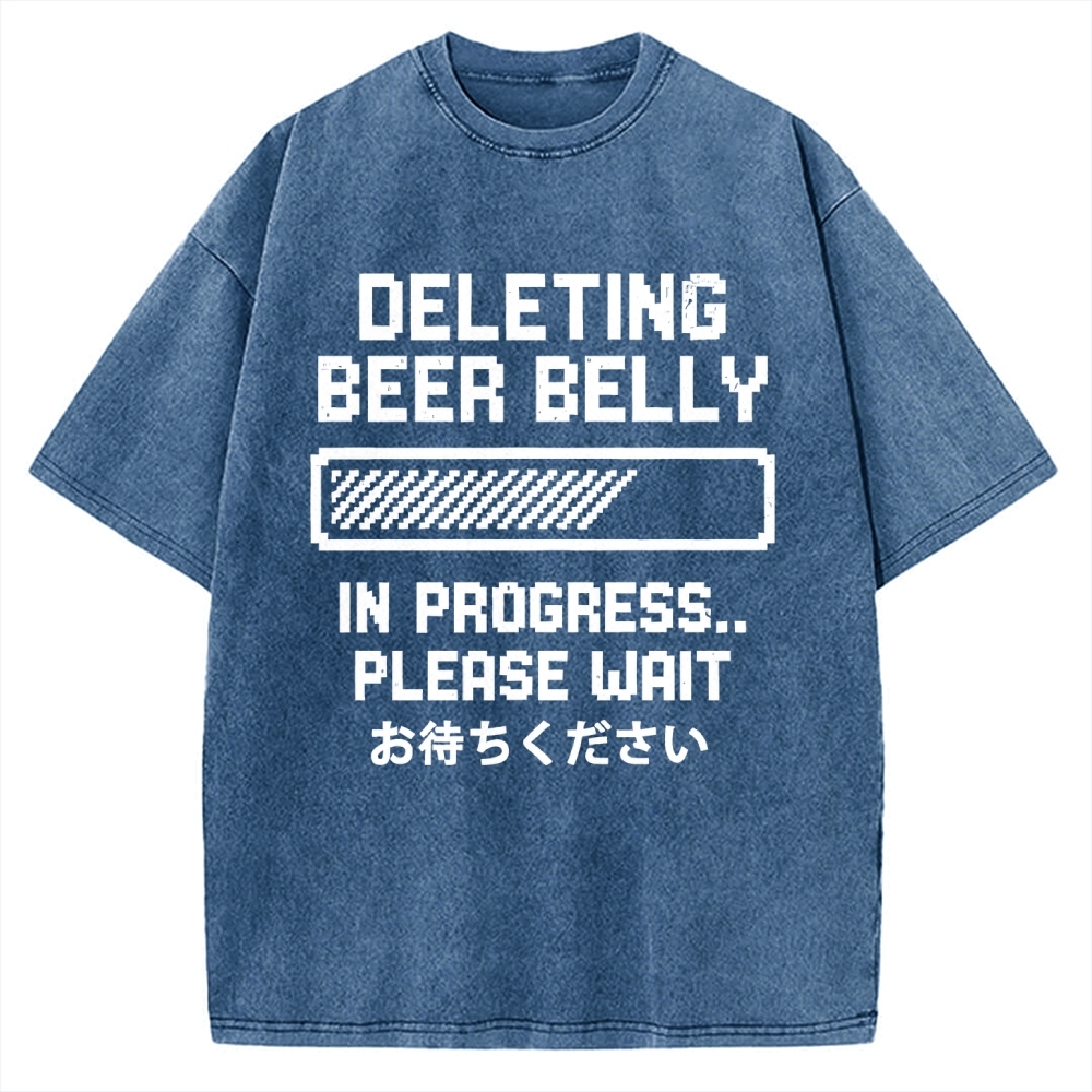 Removing Beer Delly Vintage Washed T-shirt