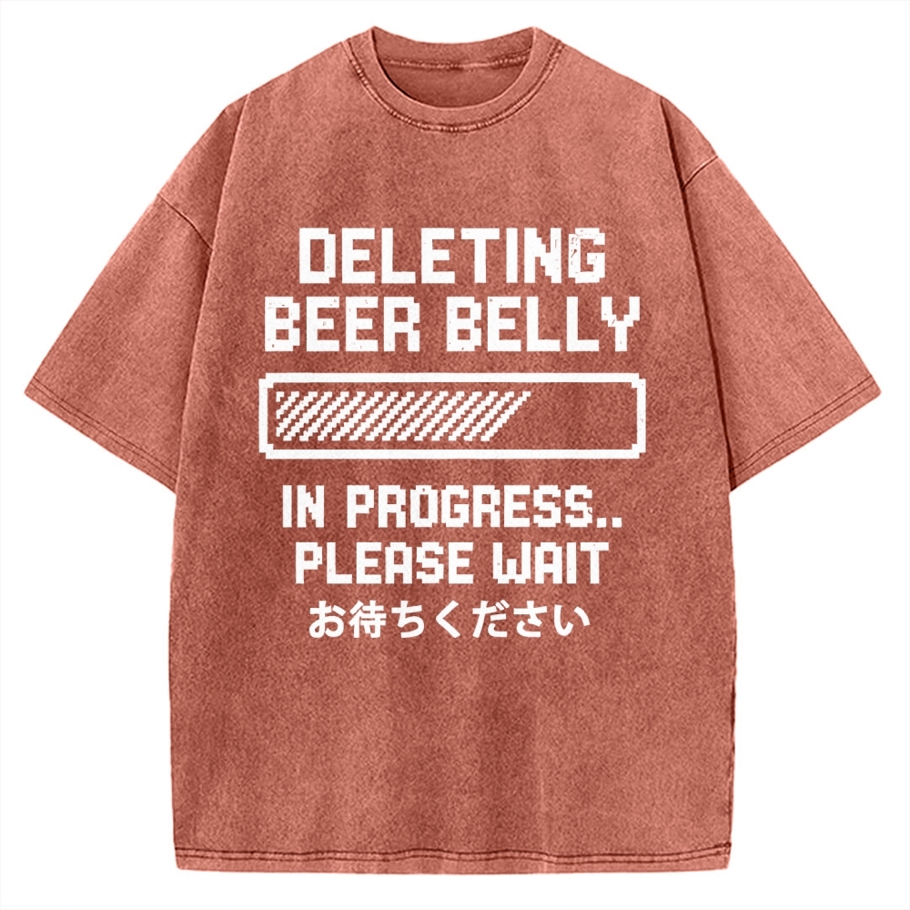 Removing Beer Delly Vintage Washed T-shirt
