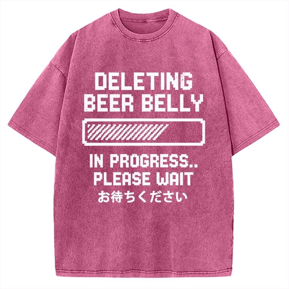 Removing Beer Delly Vintage Washed T-shirt