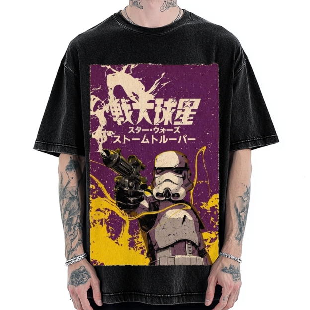 Stormtrooper TK trooper ストームトルーパー スター・ウォーズVintage Washed T-shirt