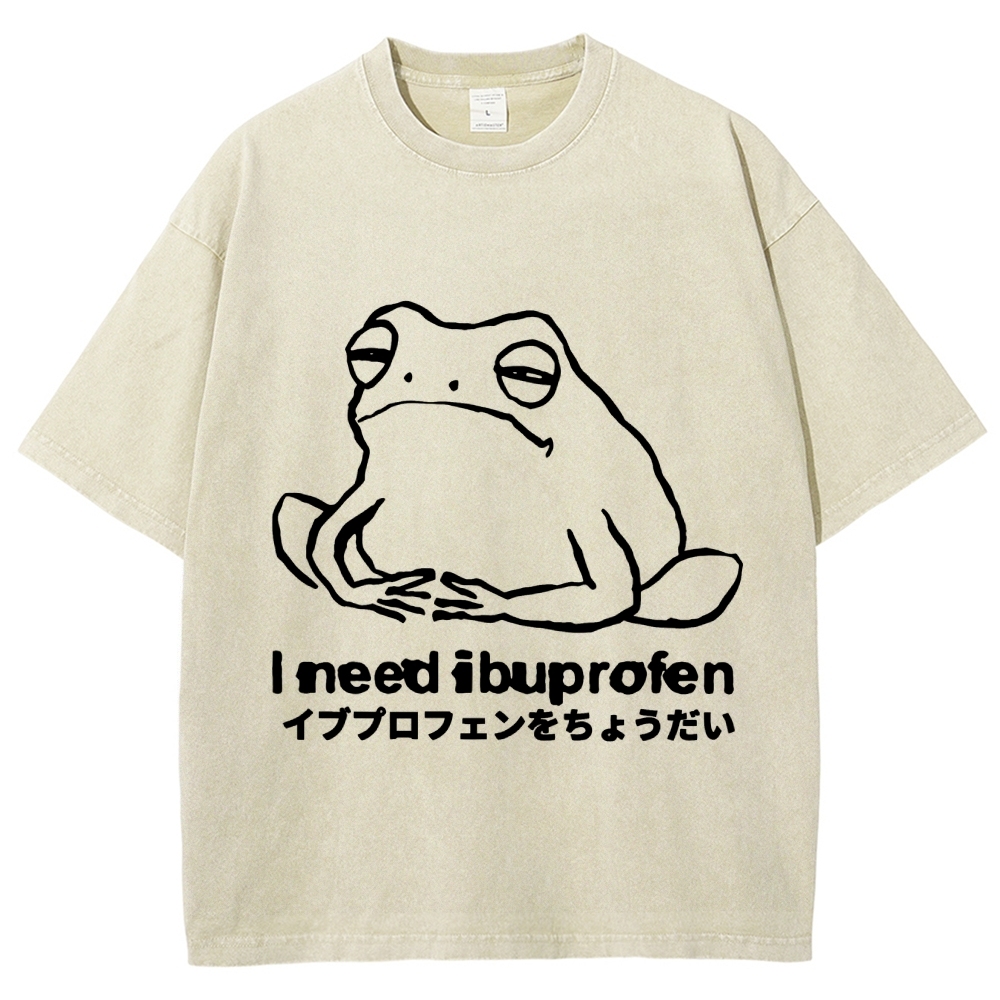 I need ibuprofen Frog Vintage Washed T-shirt