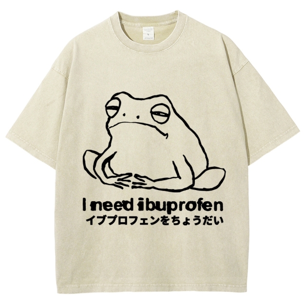 I need ibuprofen Frog Vintage Washed T-shirt
