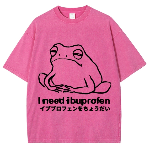 I need ibuprofen Frog Vintage Washed T-shirt