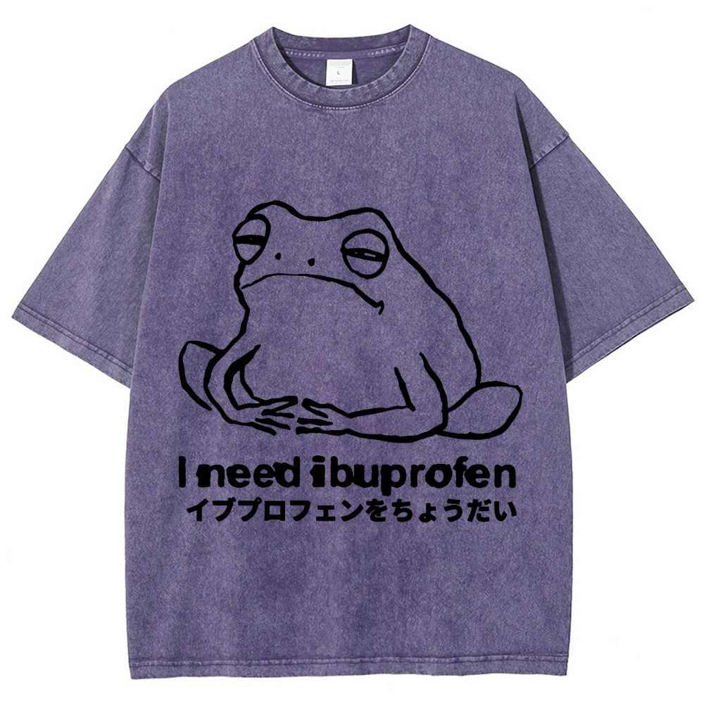 I need ibuprofen Frog Vintage Washed T-shirt