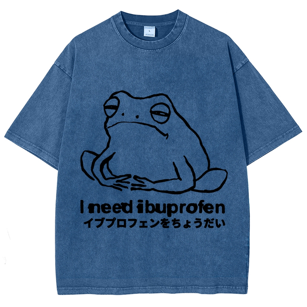 I need ibuprofen Frog Vintage Washed T-shirt