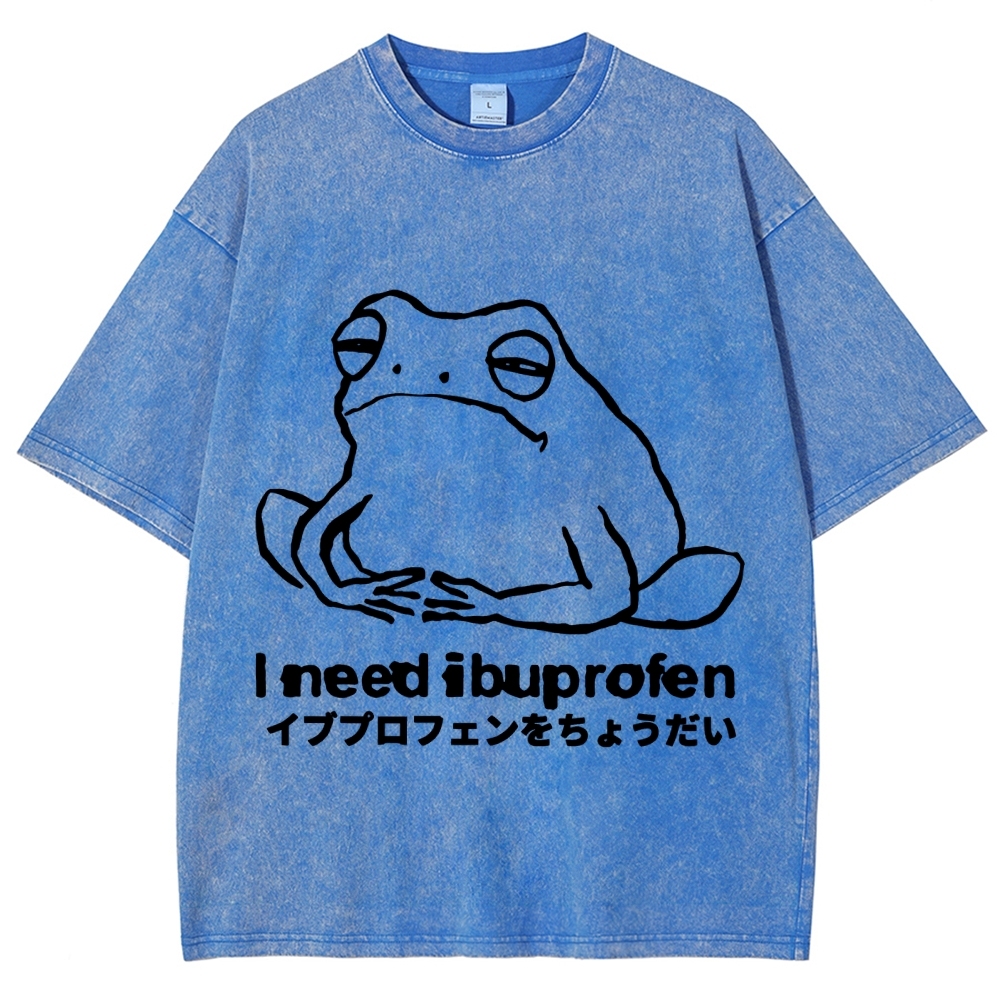 I need ibuprofen Frog Vintage Washed T-shirt