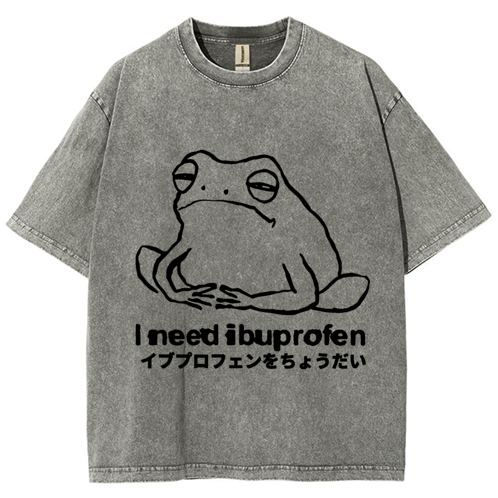 I need ibuprofen Frog Vintage Washed T-shirt