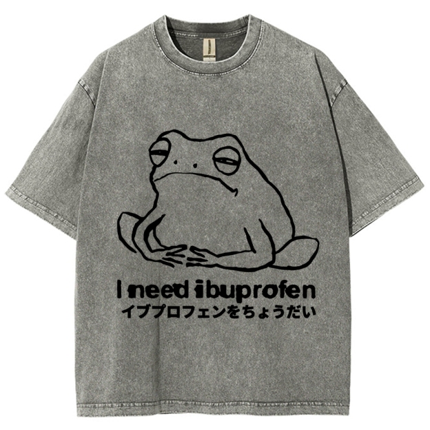 I need ibuprofen Frog Vintage Washed T-shirt