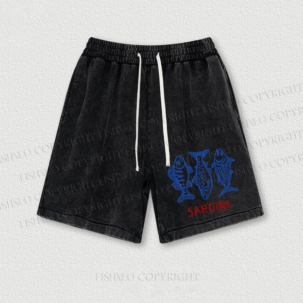 Vintage Sardine Washed Vintage Shorts