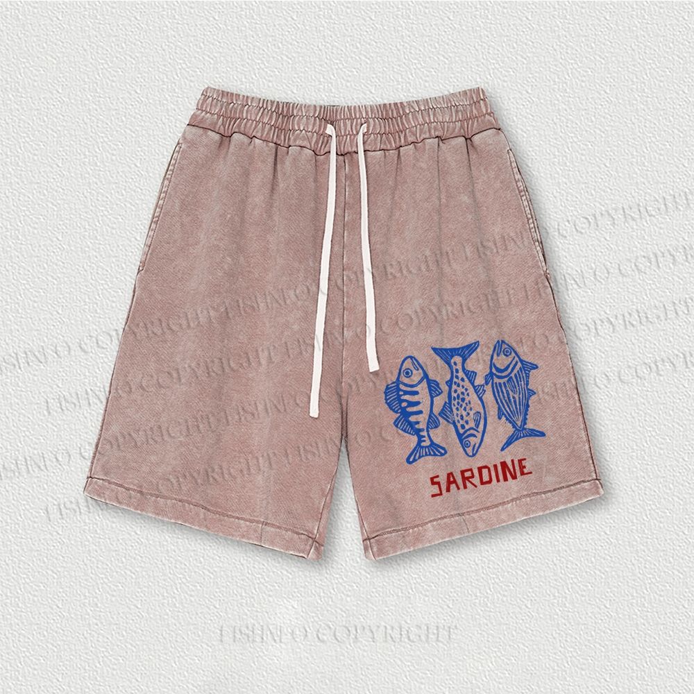 Vintage Sardine Washed Vintage Shorts