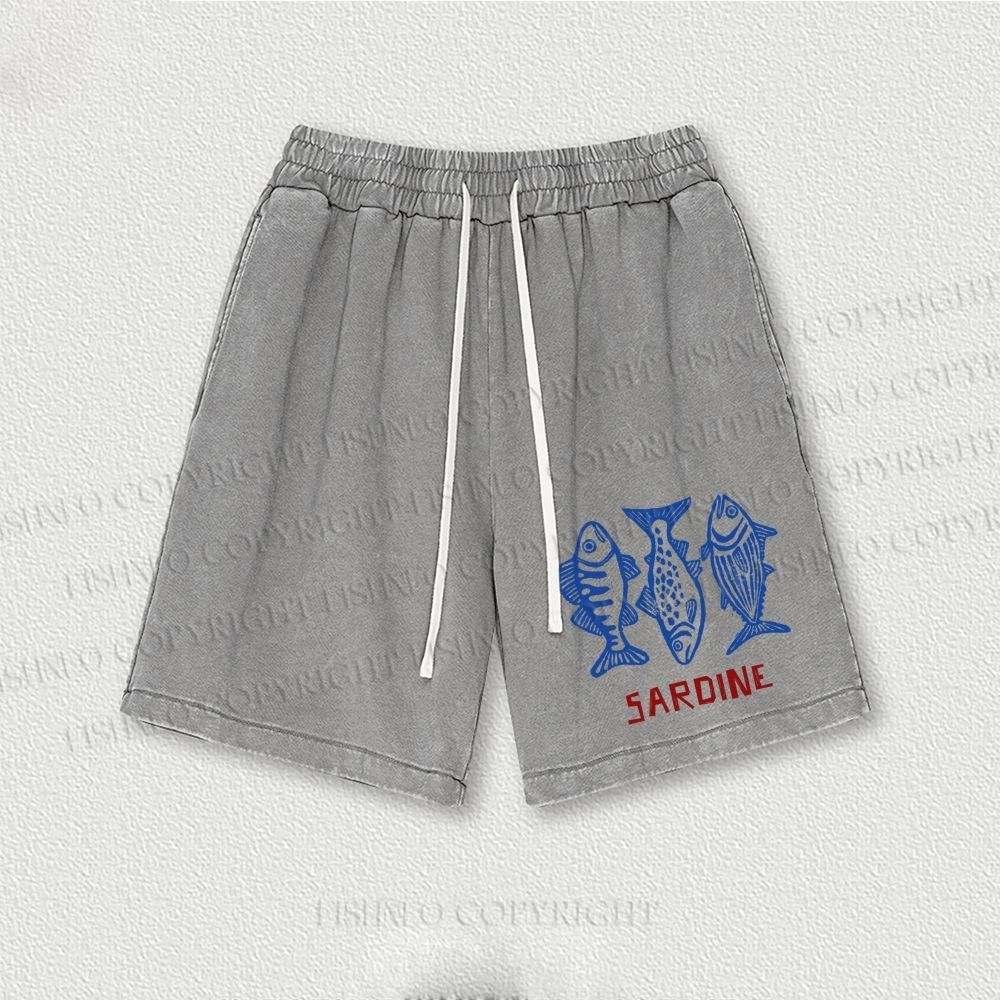 Vintage Sardine Washed Vintage Shorts