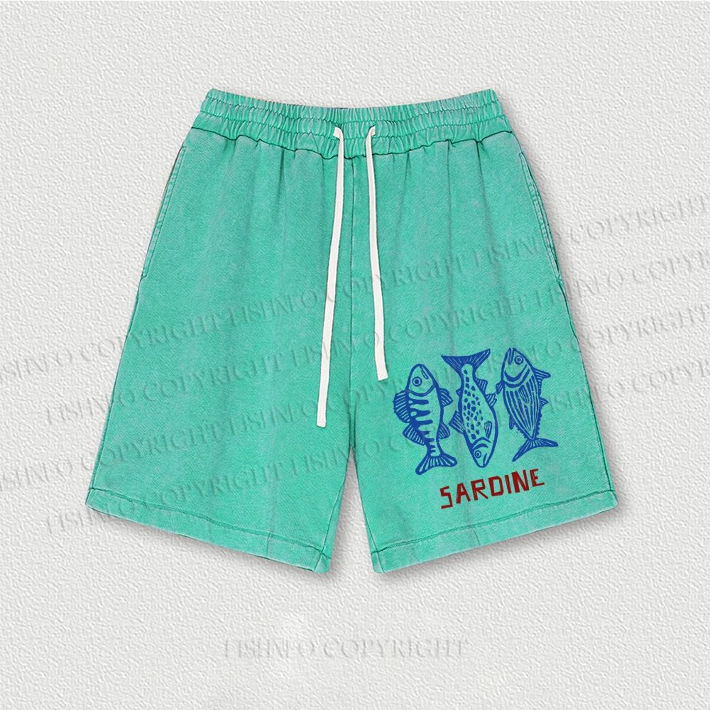 Vintage Sardine Washed Vintage Shorts