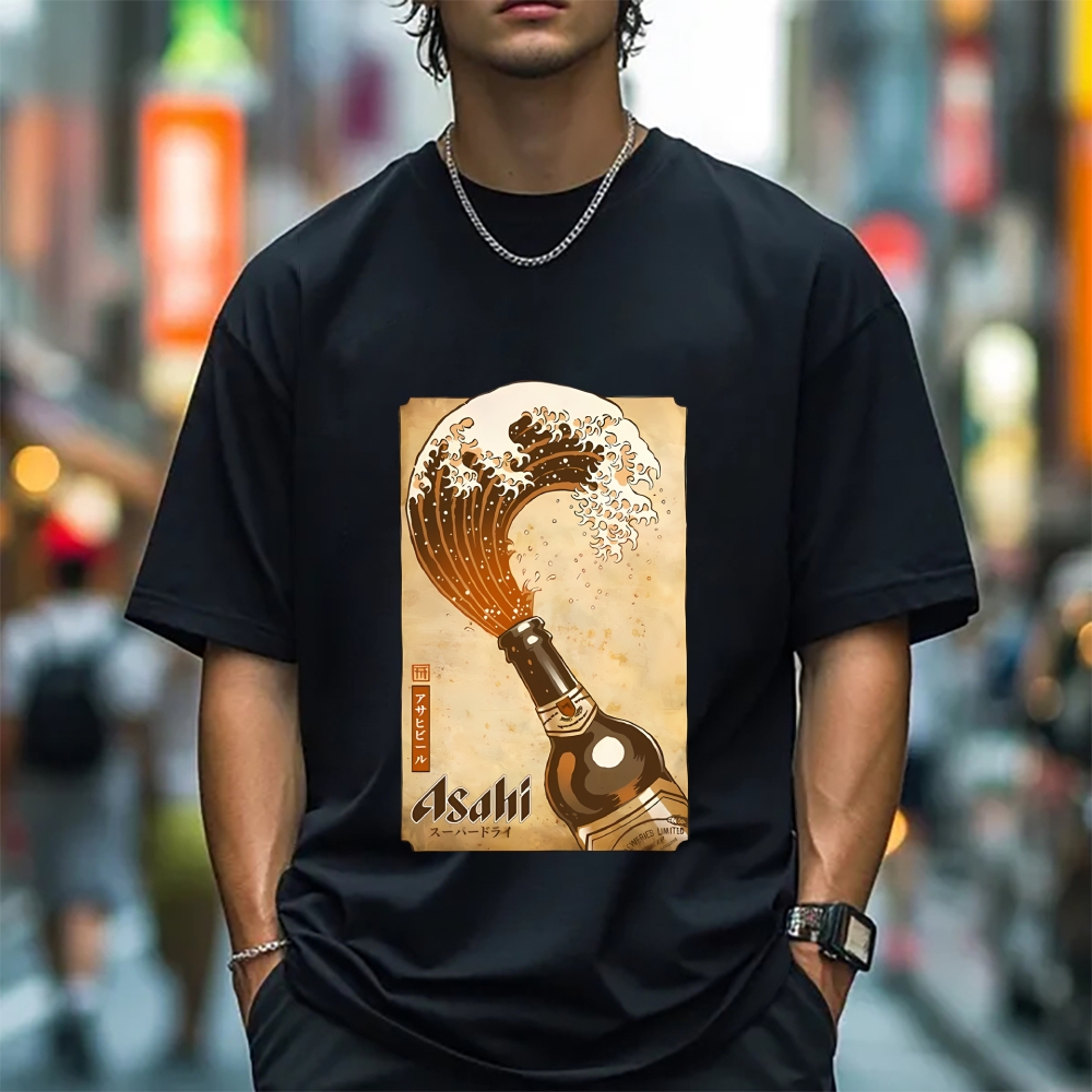  Asahi Logo Japanese Classic T-Shirt
