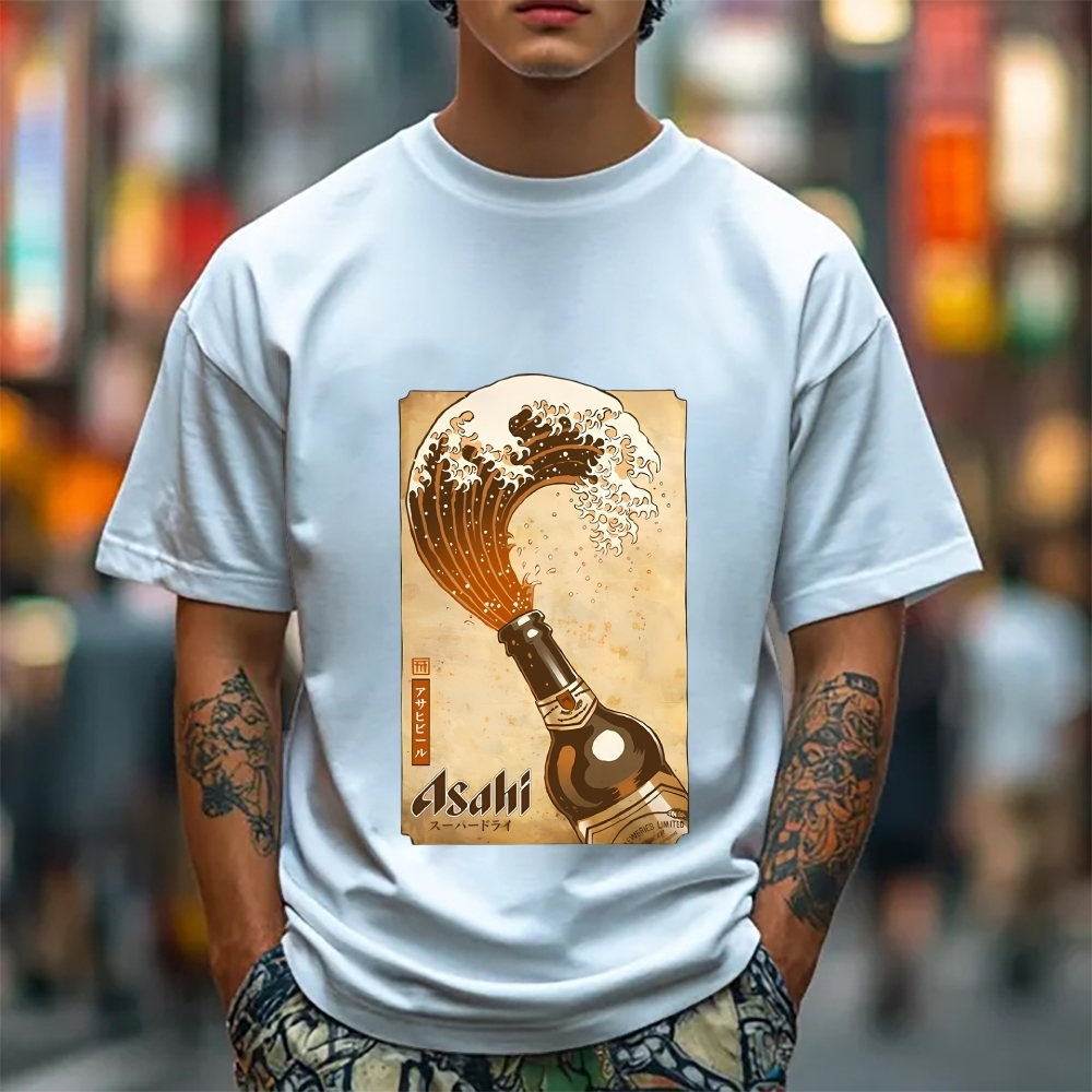  Asahi Logo Japanese Classic T-Shirt