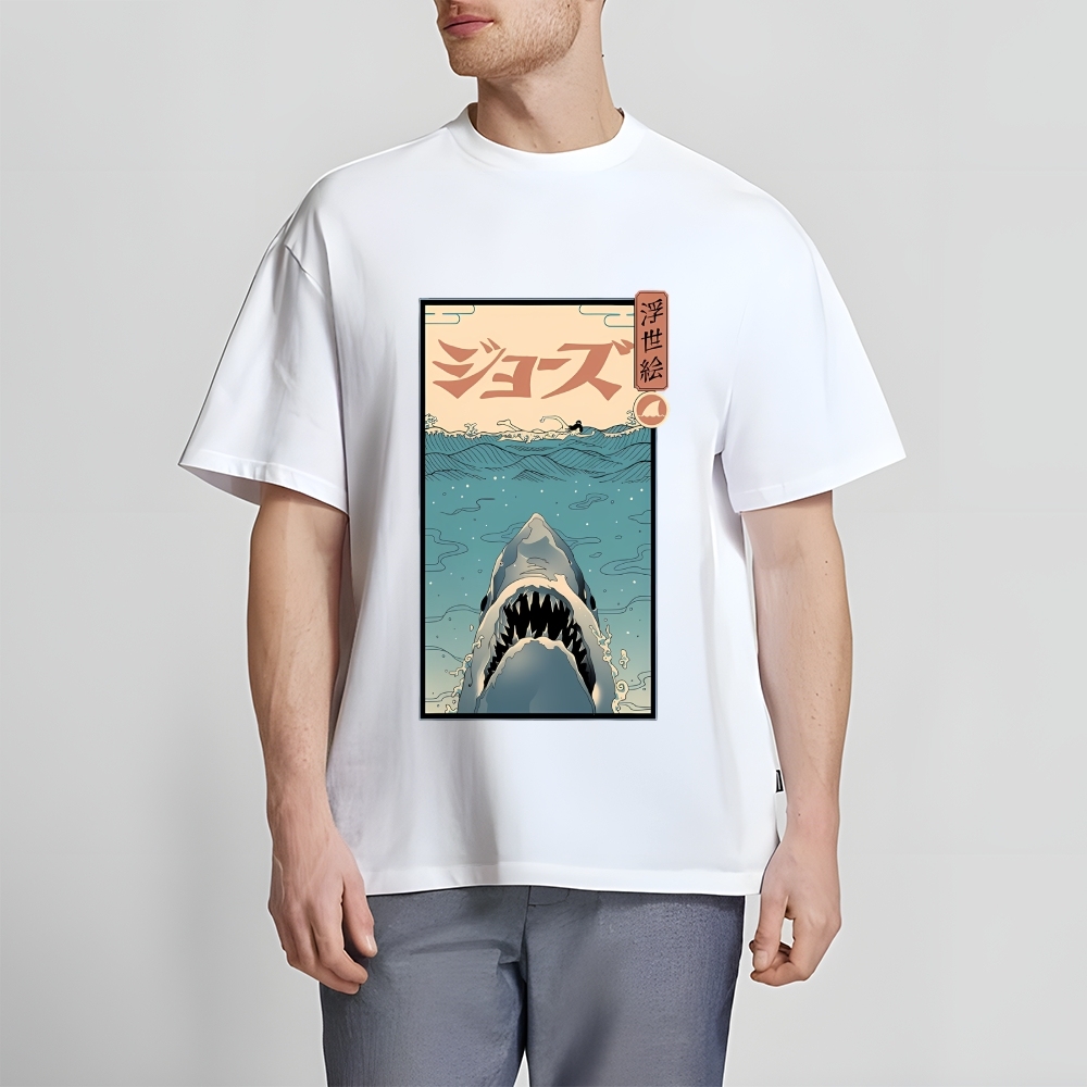 Shark Ukiyoe Japanese Style Classic Tee