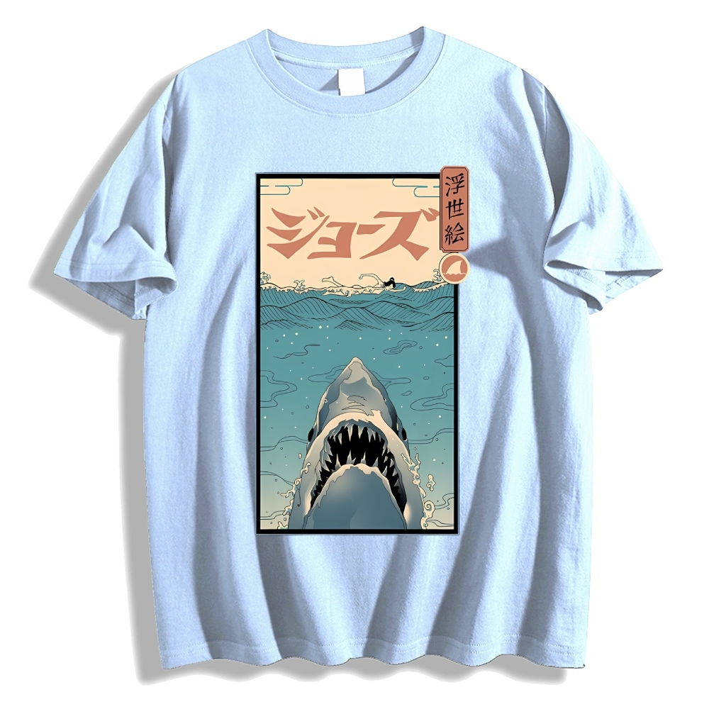 Shark Ukiyoe Japanese Style Classic Tee