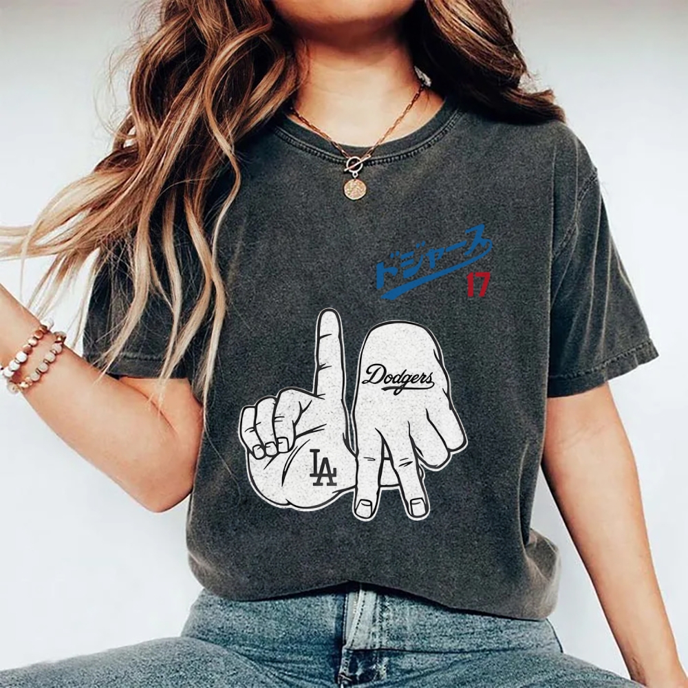  Dodger17 Vintage Japanese Design Washed T-Shirt