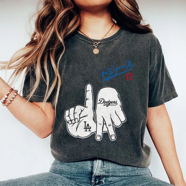  Dodger17 Vintage Japanese Design Washed T-Shirt