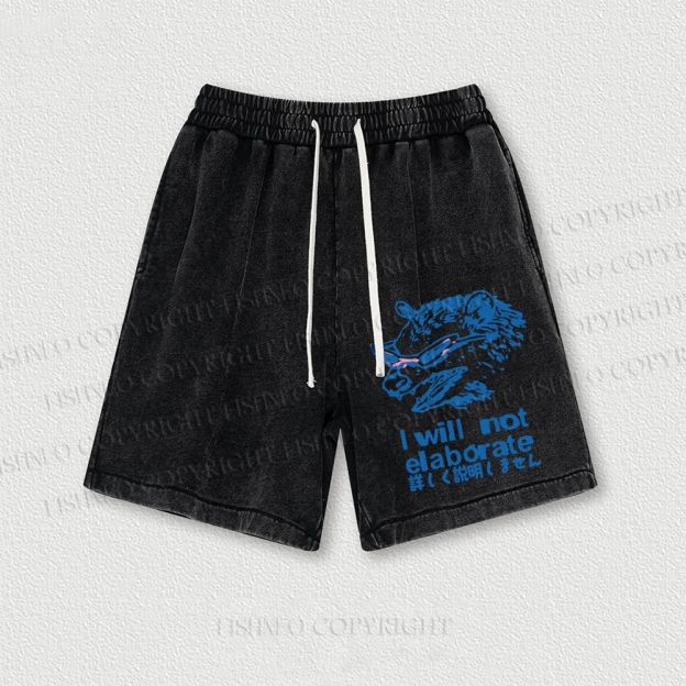 Japanese Raccoon Will Not Elaborate Washed Vintage Shorts