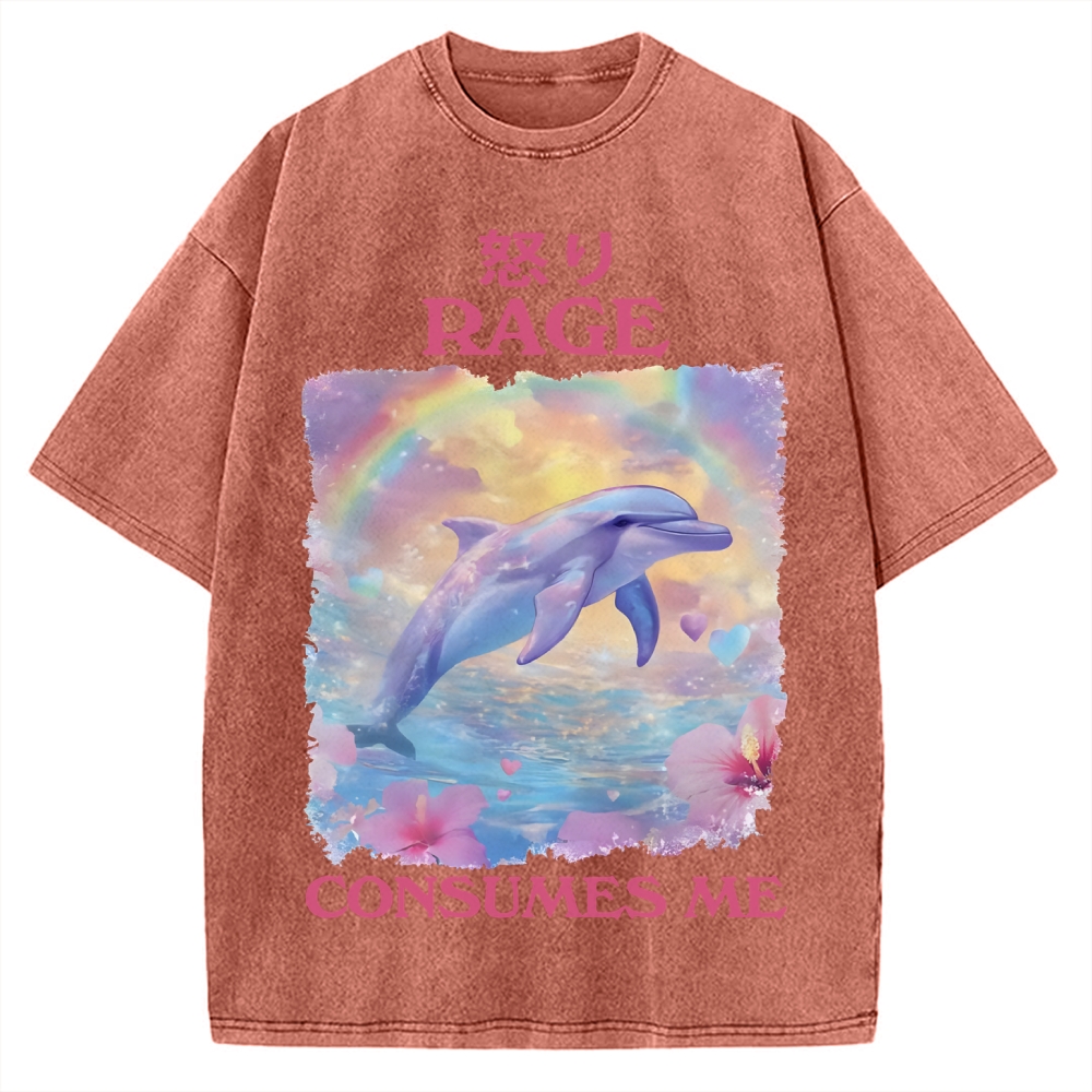 Rage consumes me Vintage Washed T-shirt