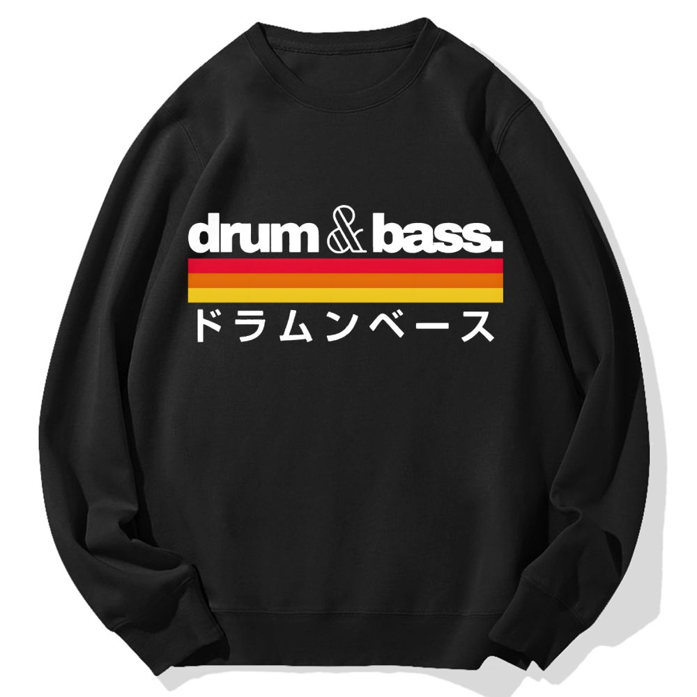 Japan Drum And Bass Cotton Sweatshirt
