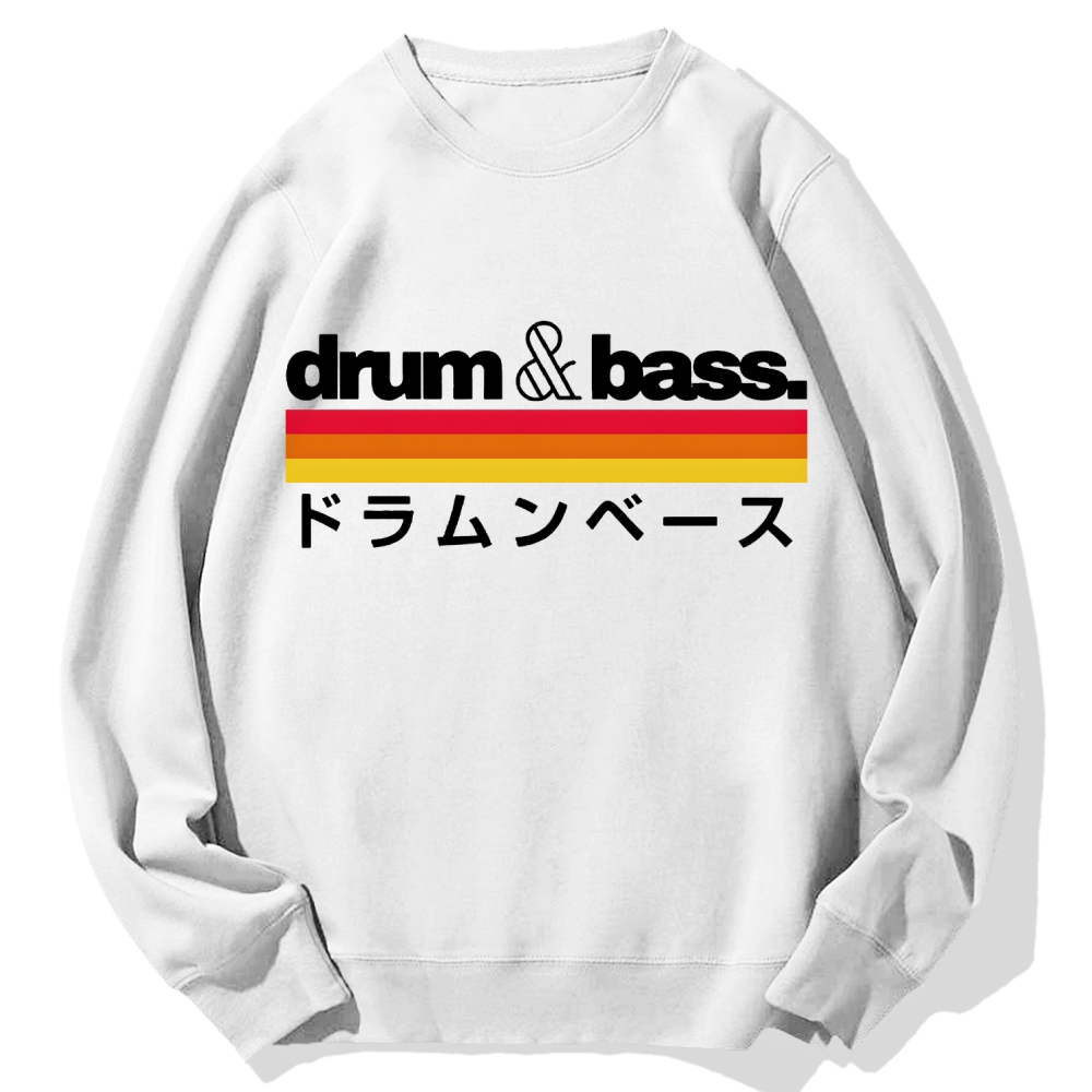 Japan Drum And Bass Cotton Sweatshirt