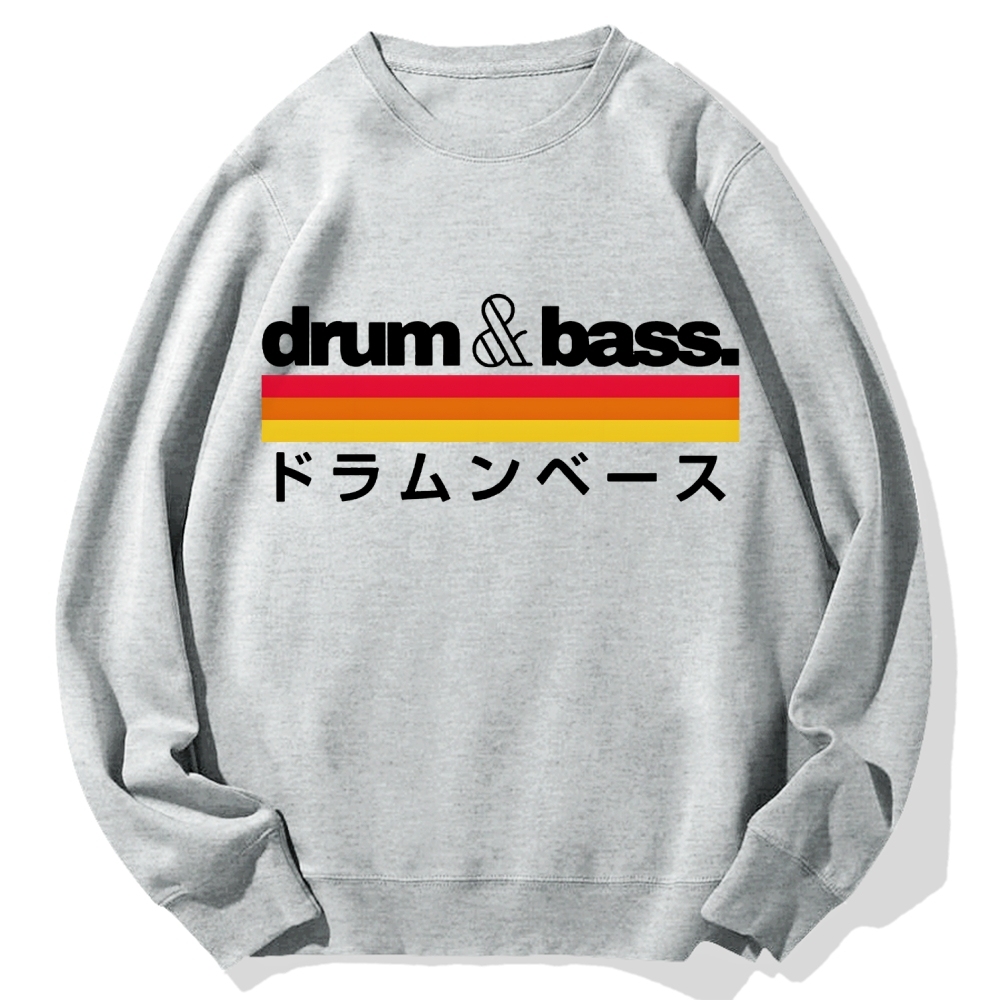 Japan Drum And Bass Cotton Sweatshirt