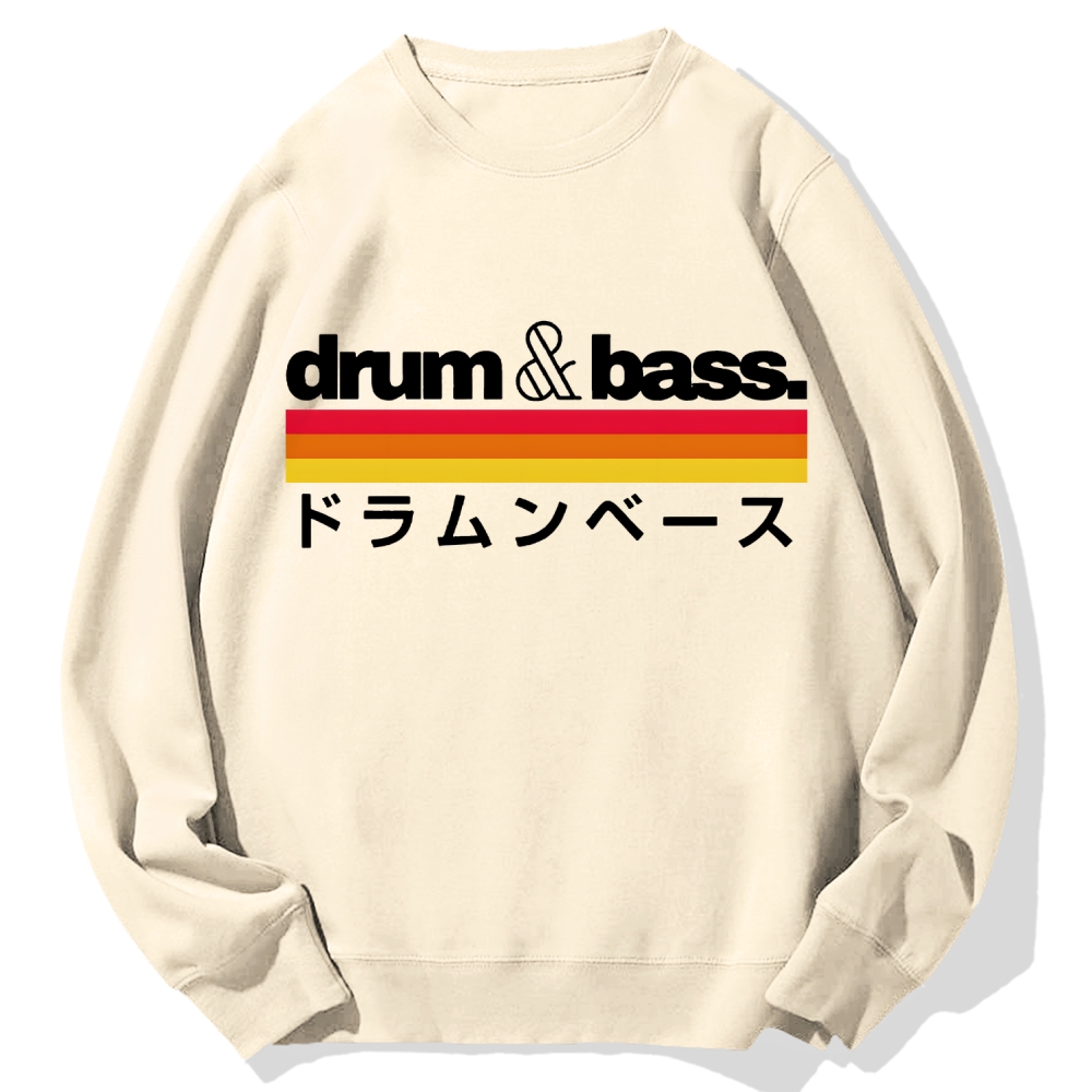 Japan Drum And Bass Cotton Sweatshirt