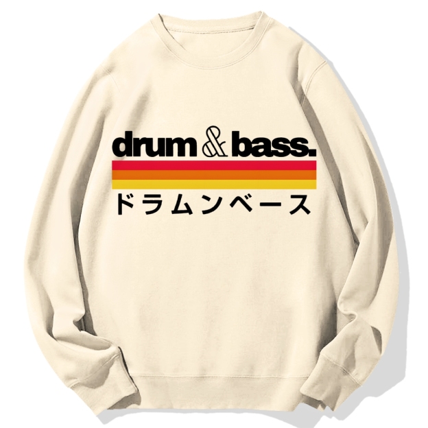 Japan Drum And Bass Cotton Sweatshirt