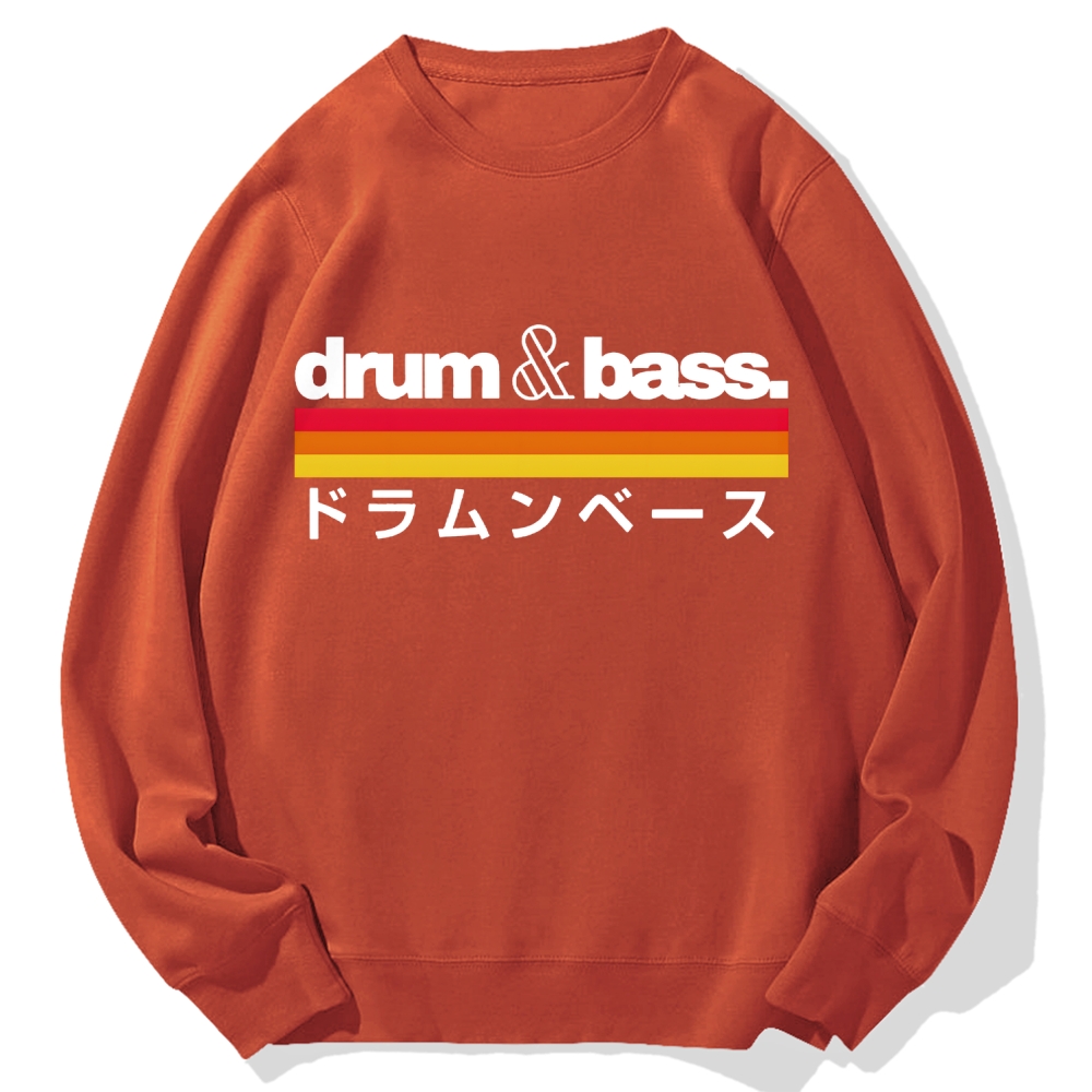 Japan Drum And Bass Cotton Sweatshirt