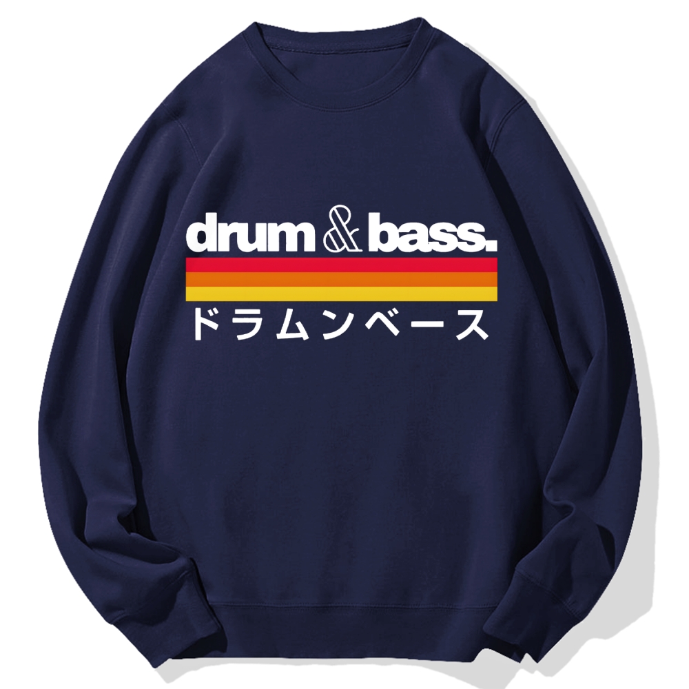 Japan Drum And Bass Cotton Sweatshirt