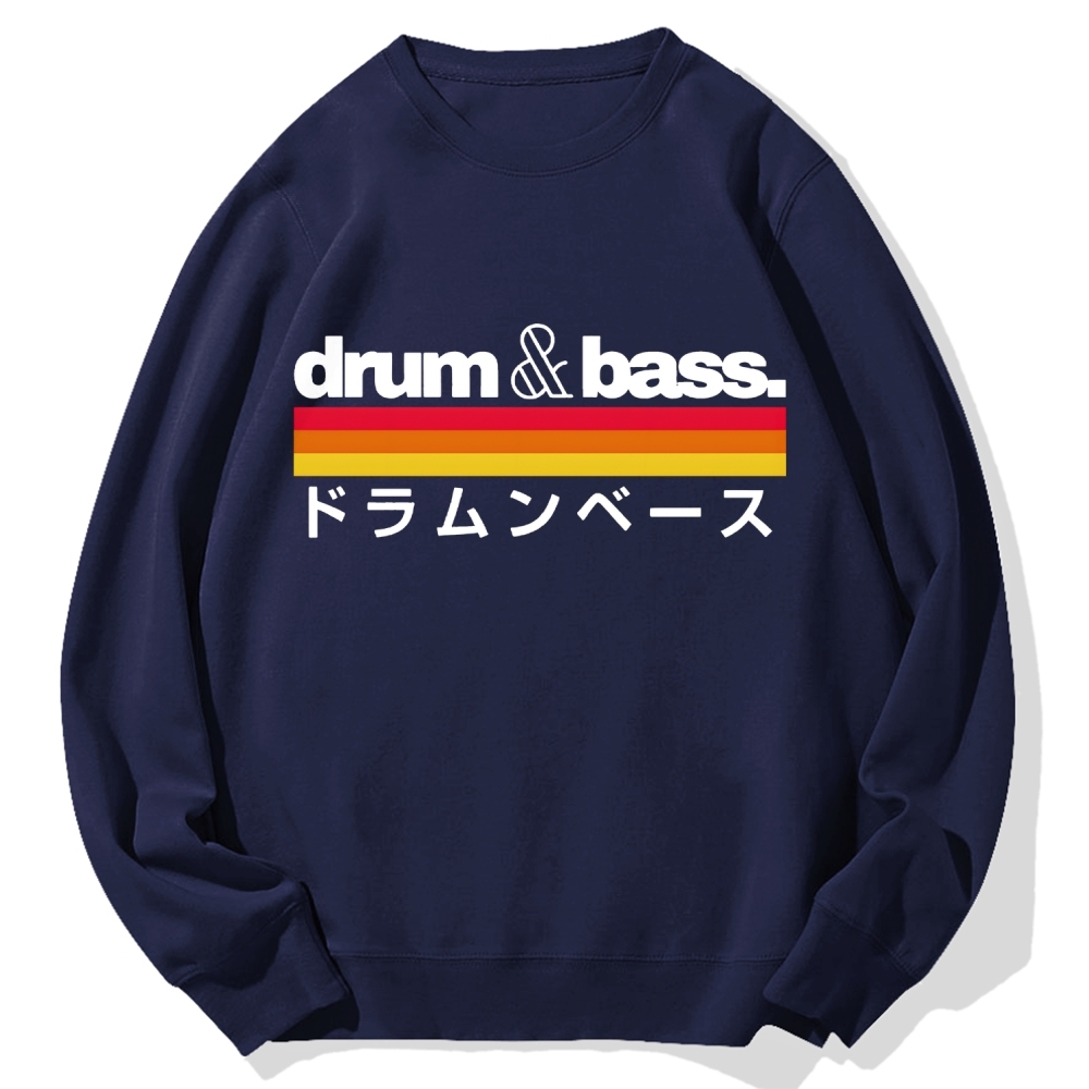 Japan Drum And Bass Cotton Sweatshirt