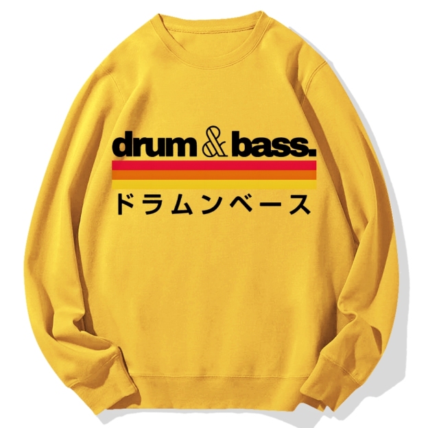 Japan Drum And Bass Cotton Sweatshirt