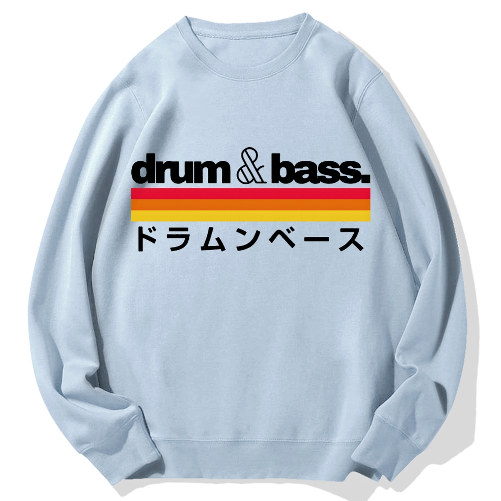 Japan Drum And Bass Cotton Sweatshirt