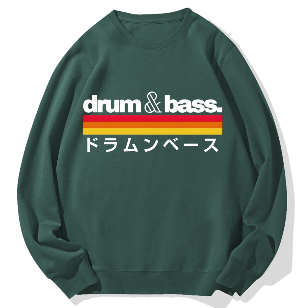 Japan Drum And Bass Cotton Sweatshirt