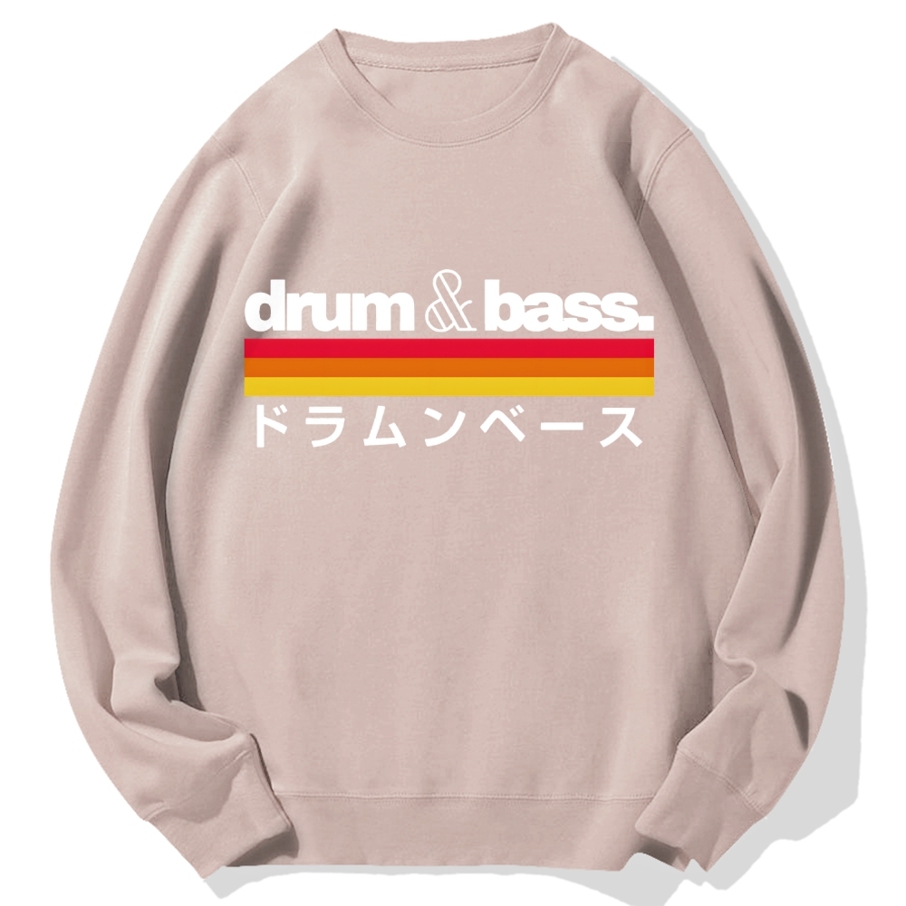 Japan Drum And Bass Cotton Sweatshirt